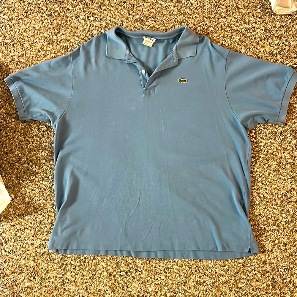 Lacoste Men's Light Blue Polo Shirt